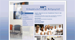 Desktop Screenshot of praxis-drgraef.de